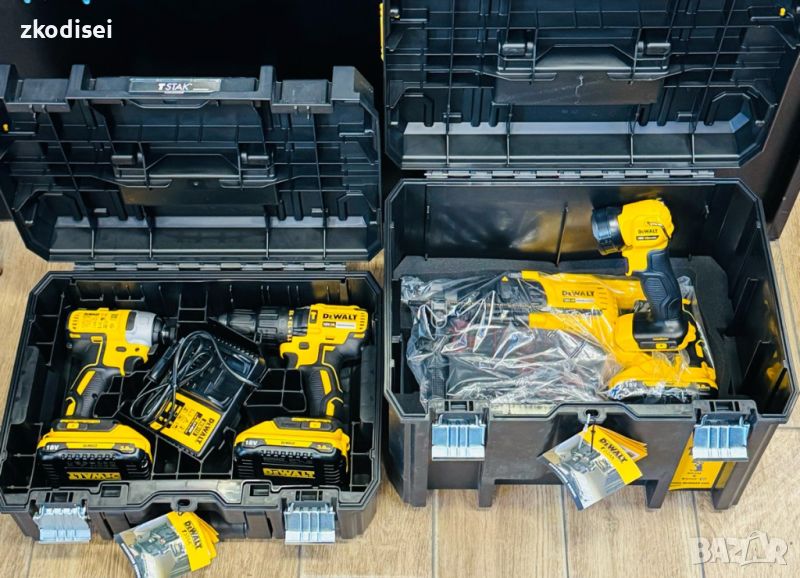 Комплект акумулаторни инструменти Dewalt - DCK440L3T-QW, снимка 1