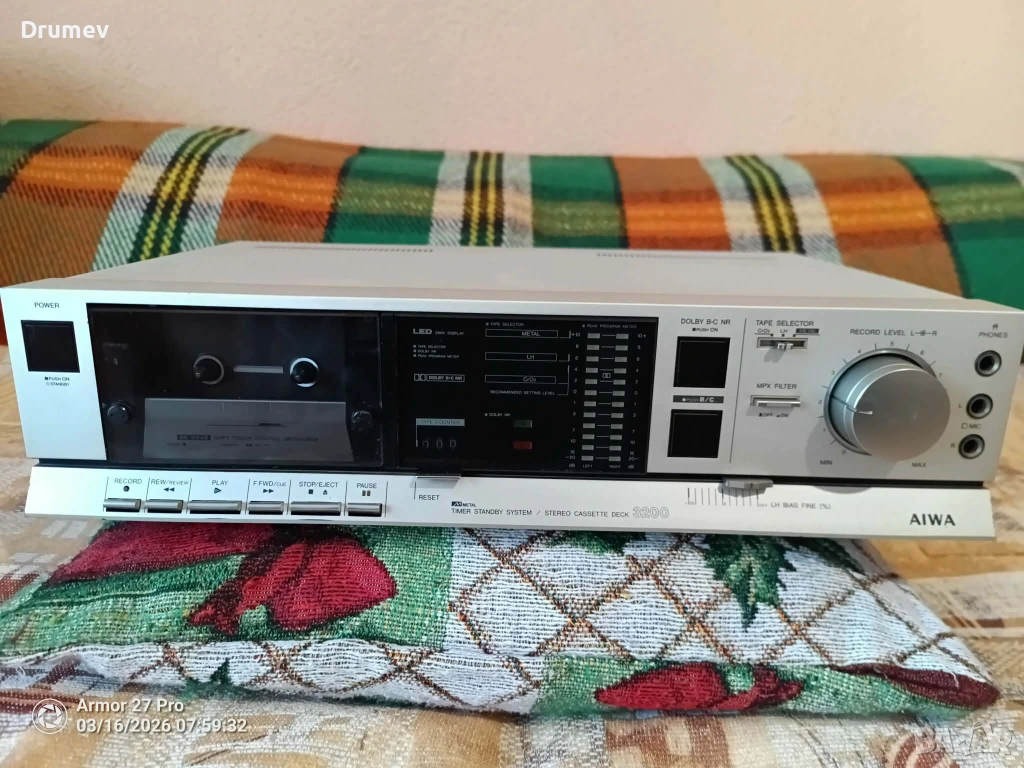 Продавам касетен дек AIWA 3200, снимка 1