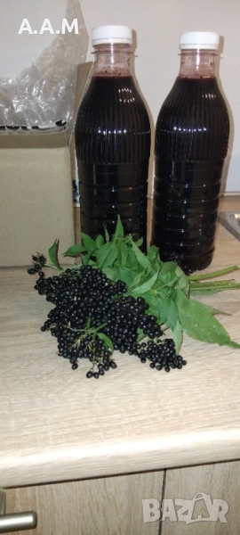 Сироп от Черен тревист бъзак - Ново, 1л, снимка 1