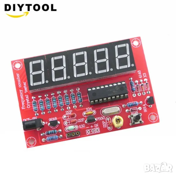 Цифров LED честотомер 1Hz-50MHz / Направи си сам, снимка 1