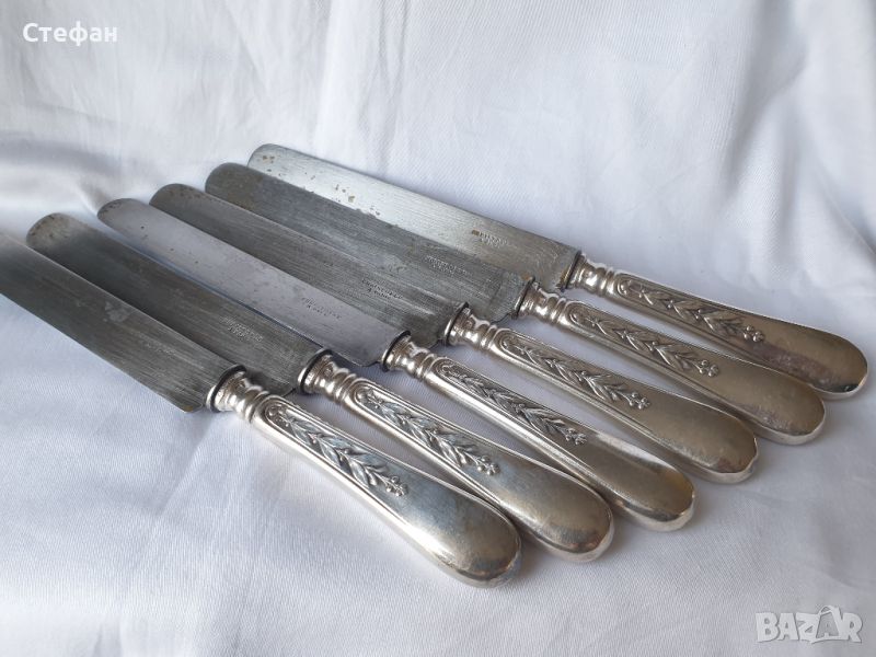 Комплект посребрени ножове - Christofle, снимка 1