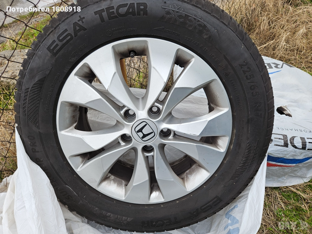 Гуми с джанти за Хонда Црв Honda Crv, снимка 1