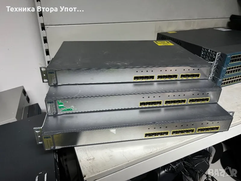 switch суич cisco 3750-12, снимка 1