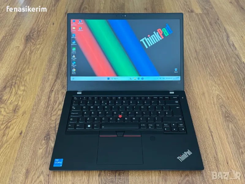  14' IPS i5-1135G7 Lenovo ThinkPad L14 Gen 2 16GB DDR4/256GB NVMe/Iris XE/Подсветкa/Бат 8ч/Win 11, снимка 1