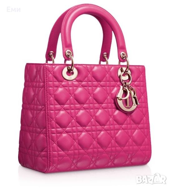 DIOR Christian чанти дамски розови, снимка 1