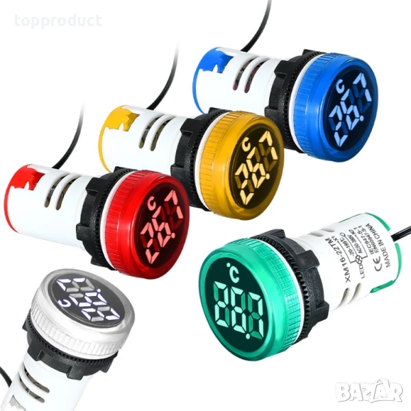 Термометър АС50-380V, -20+199°C, снимка 1