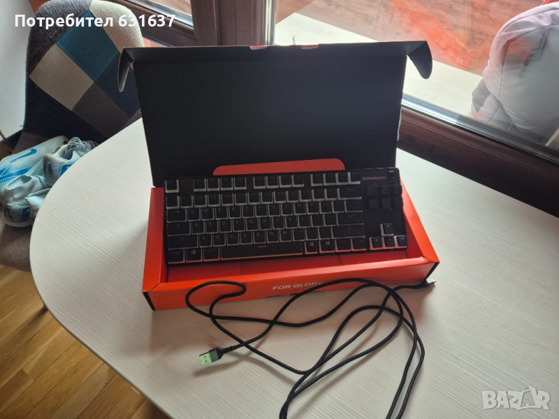 Геймърскa клавиатура SteelSeries Apex 9 TKL, черен, снимка 1