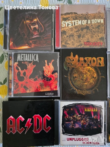 CD дискове на метъл банди, снимка 1