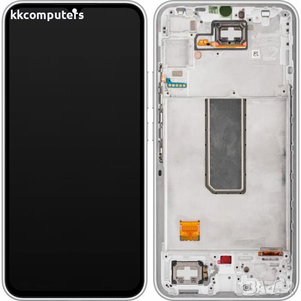 LCD Дисплей за Samsung SM-A346 / A34 / 5G 2023 / GH82-31200B / GH82-31201B / Тъч скрийн + Рамка / Ср, снимка 1