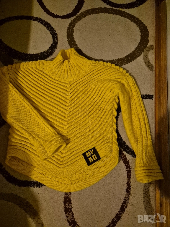 жълт пуловер VDR, снимка 1