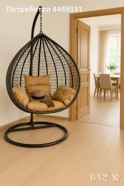 Градинска висяща люлка тип гнездо,яйце–Промоция!, снимка 1