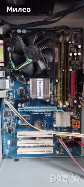 Дъно GIGABYTE GA-P31-S3G socket 775 CPU+Fan+RAM, снимка 1