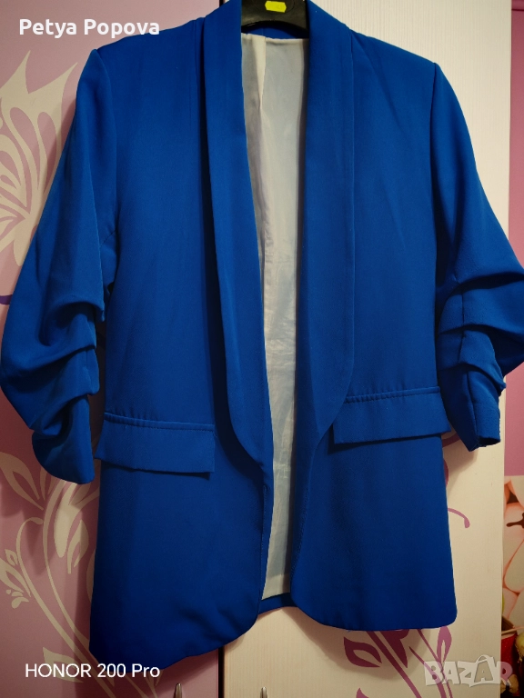 Сако в турско син цвят, снимка 1