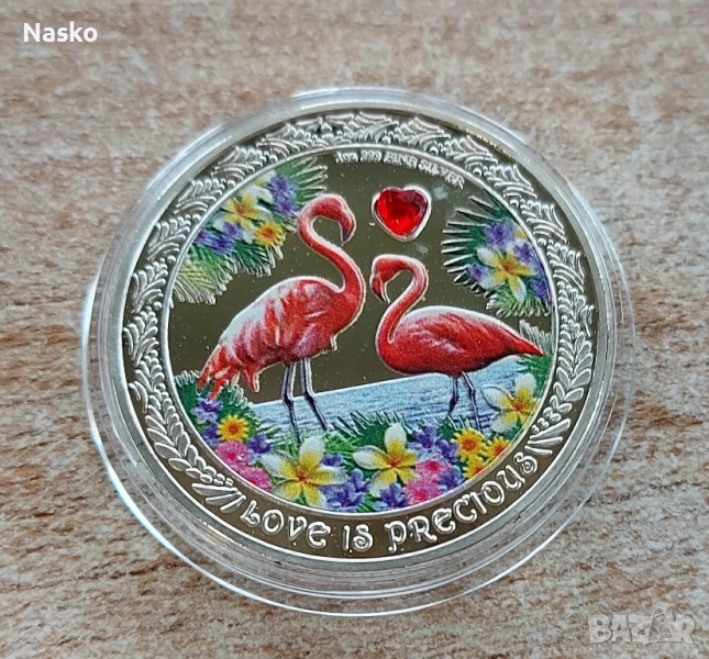 Сувенирна монета "Любовта е скъпоценна", снимка 1