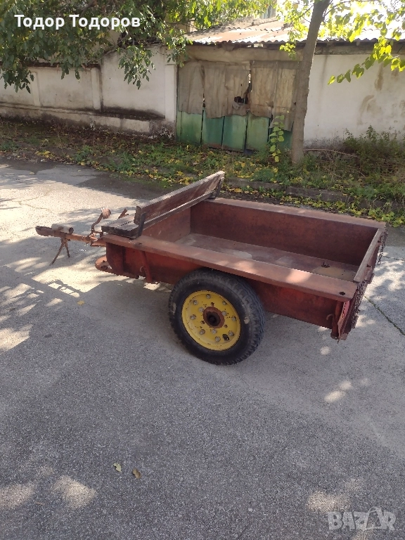 Ремарке за мотоблок, мотофреза или мотокултиватор акме или руджерини или фреза., снимка 1