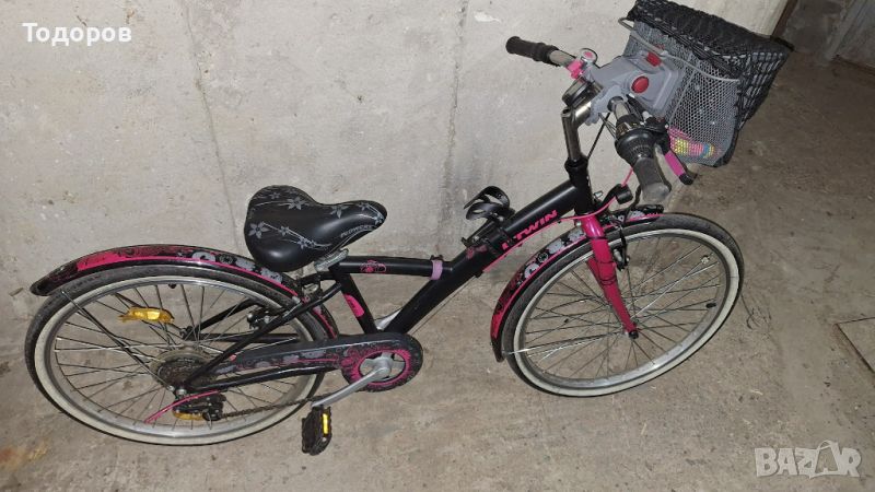  Колело/велосипед за момиче 9–12 год 24 инча BTWIN/Декатлон + подаръци, снимка 1