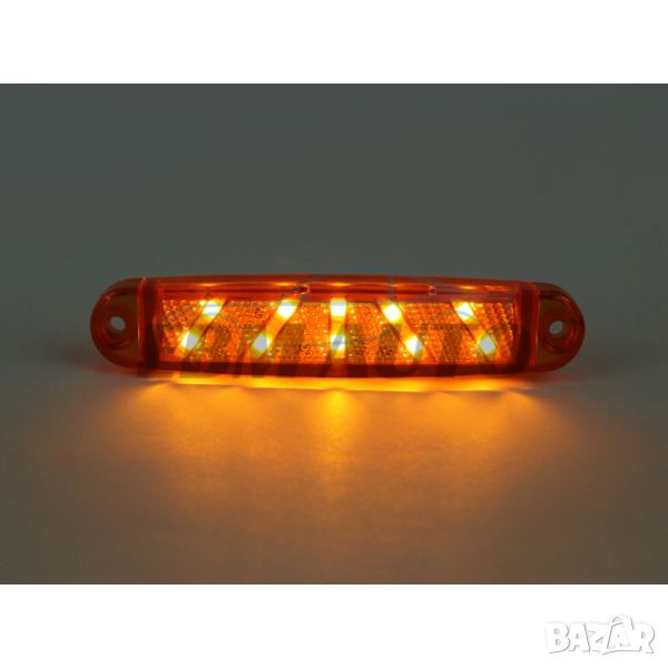 Страничен габарит – 10 LED, Жълт, 100mm, снимка 1