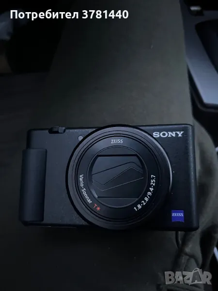 Цифров фотоапарат SONY ZV1B 24-70MM 20.1 MPx, ОПТИЧНО ПРИБЛИЖЕНИЕ 2.7, WI-FI, ЧЕРЕН, снимка 1