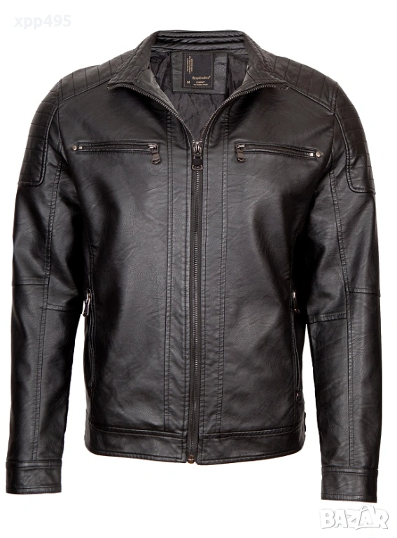 Пролетно кожено (естествена) яке голям размер 7XL като ново, 45 €, снимка 1