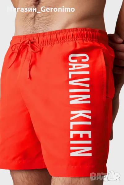 Червени плувни шорти CALVIN KLEIN KW0KW01092, снимка 1