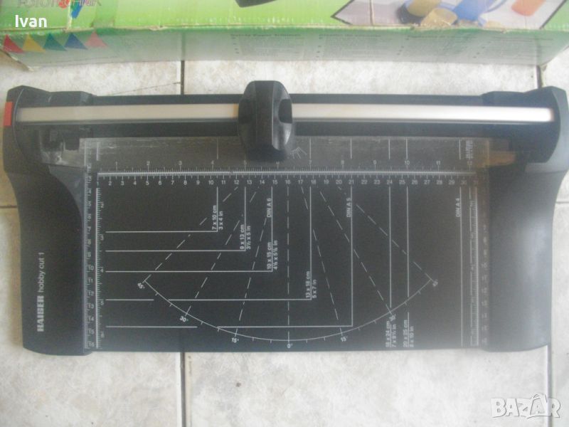 Нов Немски Ролков Нож Резачка Тример За Рязане На Хартия До А3-Hobby Cut 14308 -Made in Germany, снимка 1