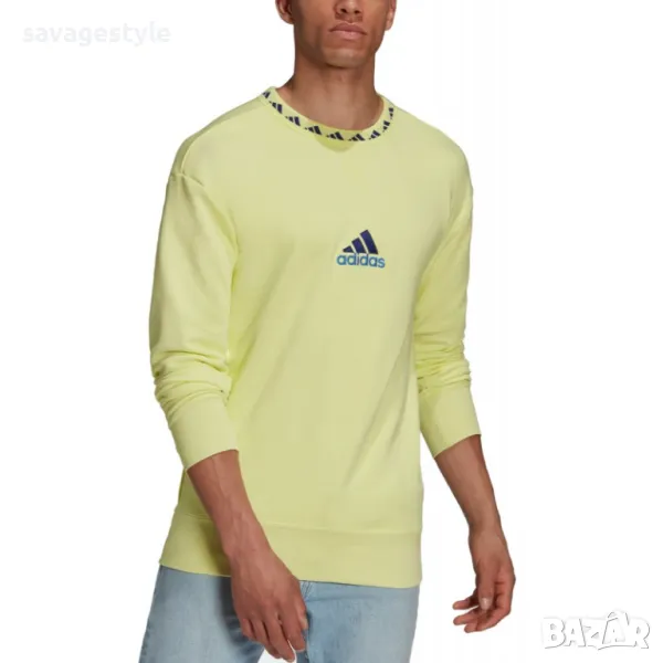 Мъжка блуза ADIDAS x Juventus Icons Crew Sweatshirt Yellow, снимка 1