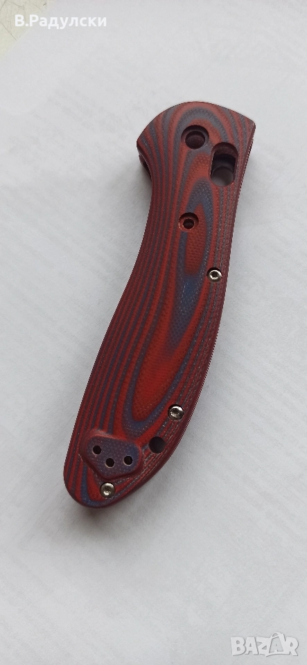 Дръжки/чирени от G-10 Benchmade , снимка 1