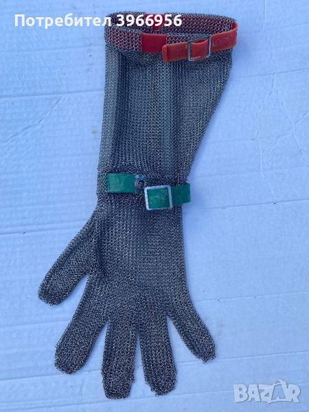 Предпазна желязна ръкавица за транжиране ., снимка 1