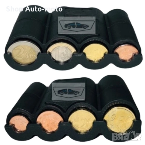 Монетник Automat – Органайзер за Евро монети, 10 x 8см, снимка 5 - Аксесоари и консумативи - 53088091