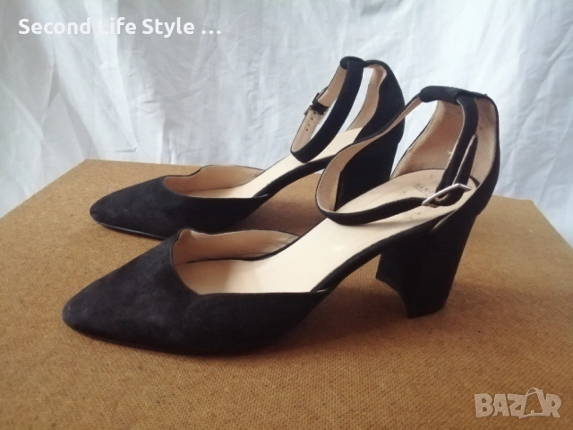 Manfield № 39 дамски елегантни обувки сандали на ток , снимка 9 - Дамски обувки на ток - 54096594