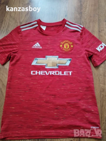 adidas manchester united - юношеска футболна тениска 13-14год.164см., снимка 4 - Детски тениски и потници - 51097606