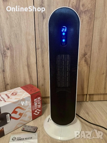 HotVex Tower Heater – мощен и стилен отоплител за всеки дом или офис, снимка 6 - Отоплителни печки - 52450935