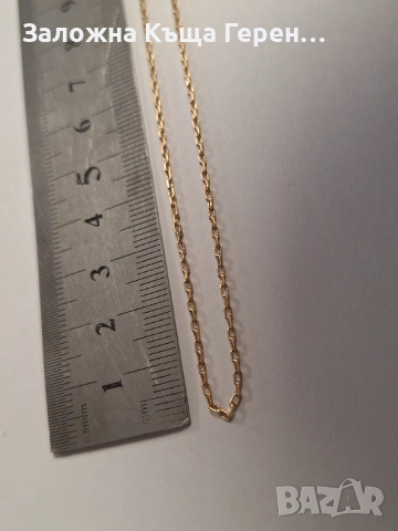 Златен синджир 3,84гр., снимка 2 - Колиета, медальони, синджири - 54178239