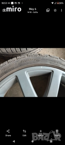 Зимни гуми с джанти за  Audi 235 40 18, снимка 8 - Гуми и джанти - 51554435
