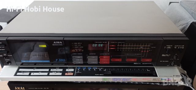 Касетен дек Cassette deck AIWA AD F-660 , снимка 1 - Декове - 45785302