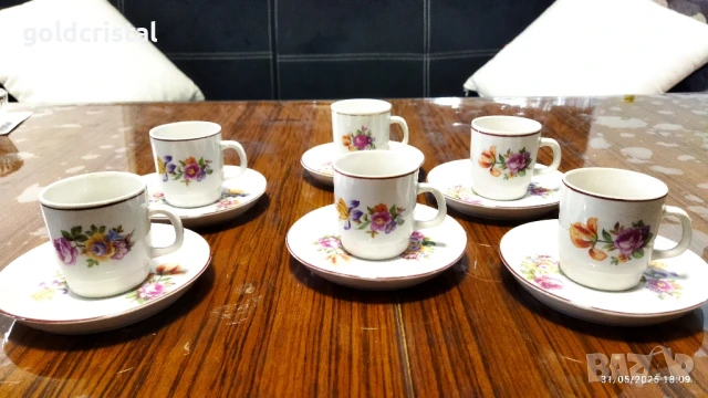 Стар български порцелан чашки за кафе 
