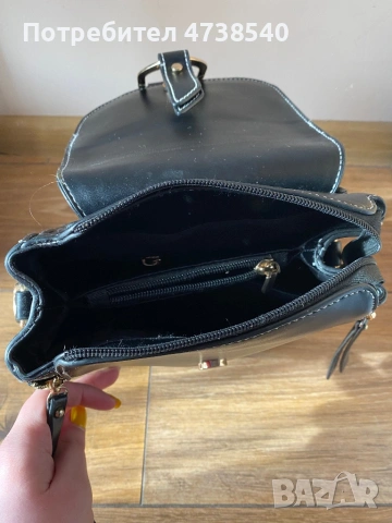 Дамска кожена раница , снимка 3 - Чанти - 53758639
