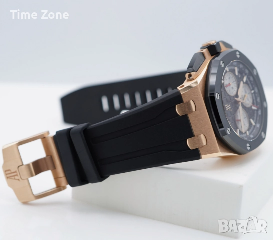 Audemars Piguet Royal Oak Offshore Chronograph 43mm Rose Gold Black Dial Ceramic Различни Варианти, снимка 9 - Мъжки - 52997470