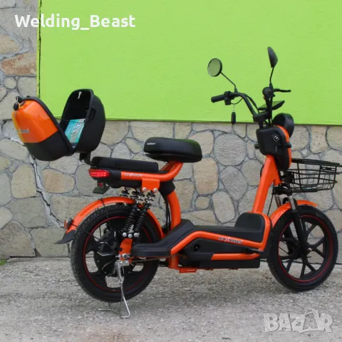 Електрическо колело-мотопед MaxMotors EBZ 18 750W/48V/20Ah - ORANGE, снимка 6 - Мотоциклети и мототехника - 50016822