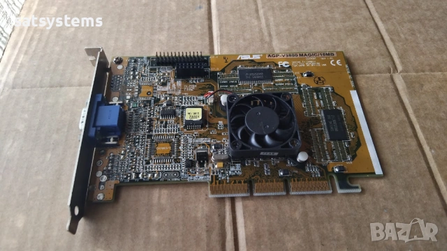 Видео карта Asus AGP-V3800 Magic 16MB SDRAM REV1.01 16MB SDR 64bit AGP, снимка 5 - Видеокарти - 54259484