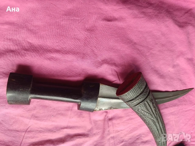 Османски ханджар, нож, кама, кинжал , снимка 7 - Антикварни и старинни предмети - 54050206