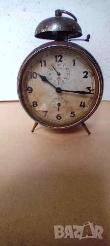 Стар немски здрав будилник "Юхангс", снимка 12 - Антикварни и старинни предмети - 54266406