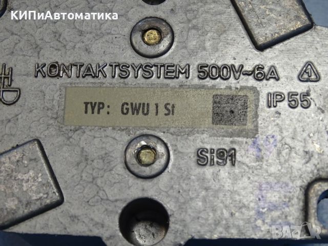 краен изключвател Kontactsystem GWU 1 St Limit Switch 6A 500V DDR VEB, снимка 6 - Резервни части за машини - 46086606