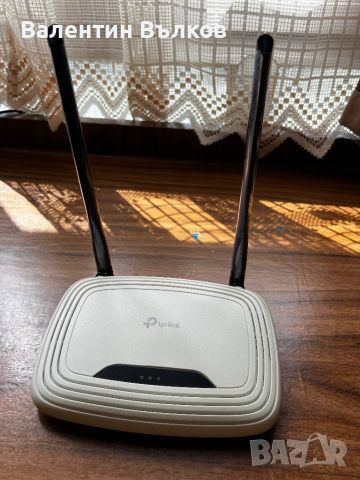 Рутер TP-Link TL-WR841N 300 Mbps, снимка 2 - Рутери - 46346337