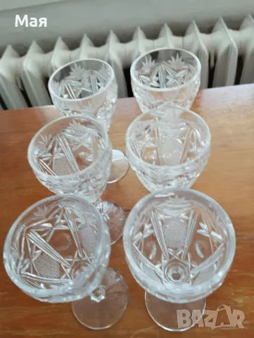 Кристални чаши за ракия, снимка 9 - Чаши - 50370355