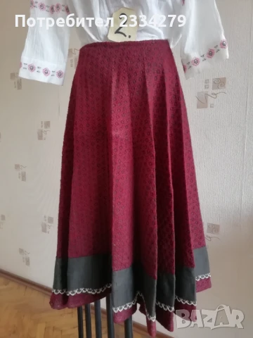 Стари носии от ТРОНСКИЯТ край. Пищимали и престилки. , снимка 4 - Антикварни и старинни предмети - 51000435