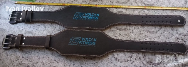 Професионален МАСИВЕН колан за фитнес Volcan Fitness – 15 см опора, снимка 3 - Фитнес уреди - 54132434