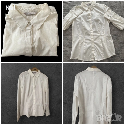 Две бели  ризи М и S