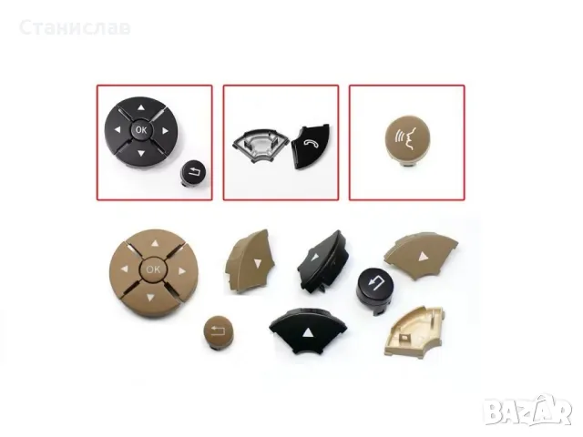 Mercedes S-Class W221 Facelift Капачета за волан , снимка 3 - Части - 50221394