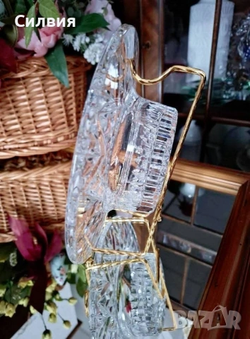 Кристален свещник Waterford , снимка 4 - Декорация за дома - 53708232